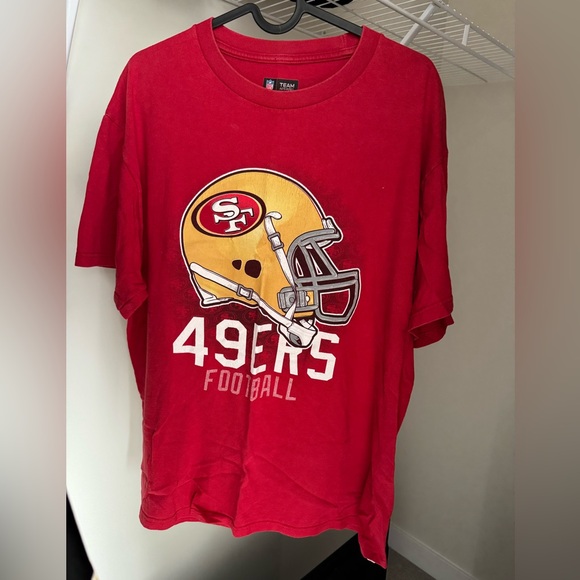 NFL SAN FRANCISCO 49ers Vintage Football Tee Mens Large - Picture 1 of 3